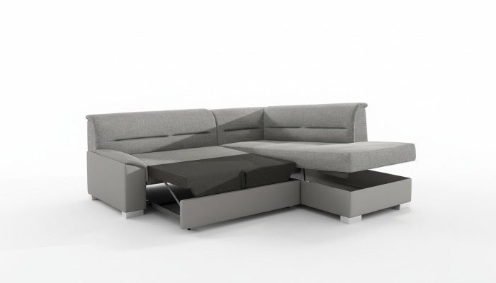 Schlafsofa Sofa Polster Wohnzimmer Textil Ecksofa Couch Sitz Garnitur Sofas
