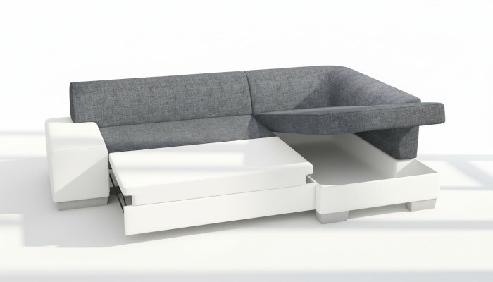 Sofa Wohnlandschaft Wohnzimmer Ecksofa Leder Couch Polster Garnitur