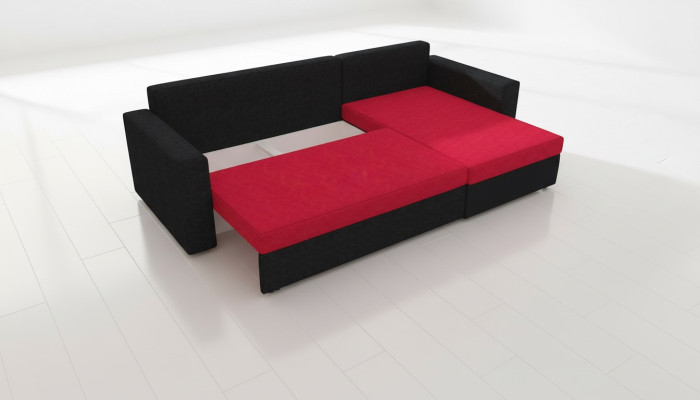 Klassische Ecksofa Schlafsofa Couch Polster Eckgarnitur Ecksofa Bettfunktion