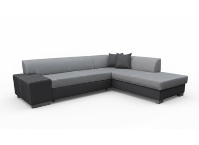 Moderne Design Ecksofa Porto Bettfunktion Couch Textil Sofas Schlaf Sofa