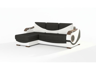 Design Ecksofa Perto Bettfunktion Couch Polster Textil Sofas Couchen Schlaf