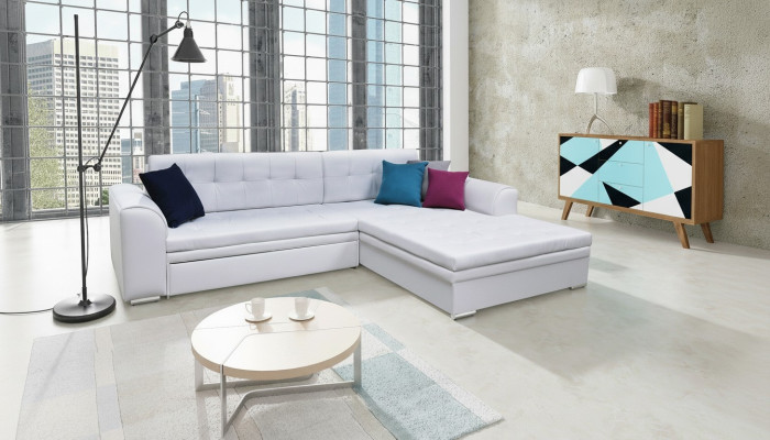 Design Ecksofa Bettfunktion Couch Polster Couchen Textil Sofas Sofa