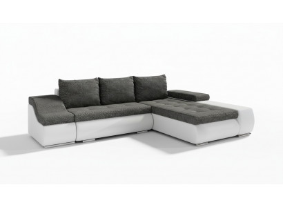 Design Ecksofa Schlafsofa Bettfunktion Couch Leder Textil Polster Sofas Neu 8850