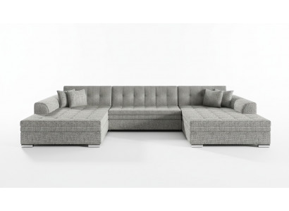 Design Ecksofa Schlafsofa Bettfunktion Couch Leder Polster Textil Sofas Neu 1070