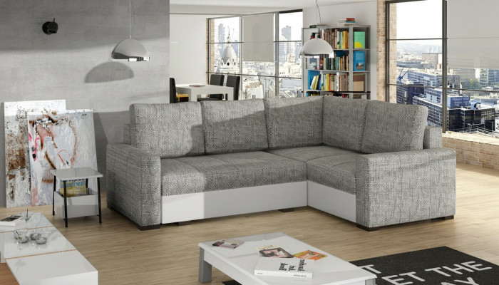 Design Ecksofa Schlafsofa Bettfunktion Couch Leder Polster Textil Sofas Neu 1469