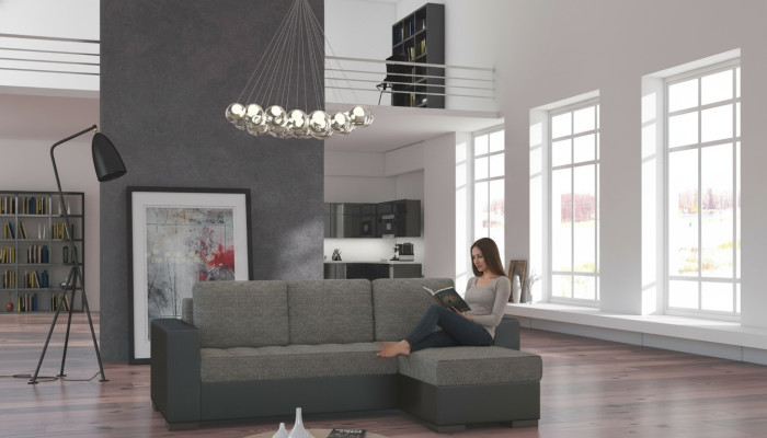Design Ecksofa Couch Polster Sitz Eckgarnitur Schlafsofa Sofa Couchen Bett