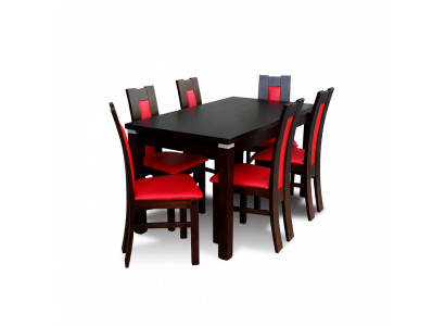 Modernes Esszimmer Tisch Stuhl Set Tische + 6 Stühle Designer Essgarnitur