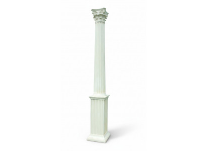 313 cm XXL Big Säule Stil 1900 Alt Griechischer Antiker Stil Restaurant Caffee