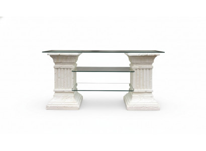 Design Vitrine Regal Glas Säule Schrank Vitrinen Regale Schrank Wohnzimmer 1845