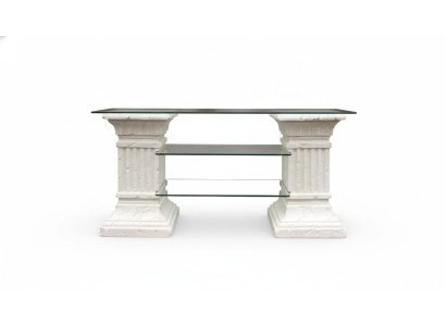 Design Vitrine Regal Glas Säule Schrank Vitrinen Regale Schrank Wohnzimmer 1845