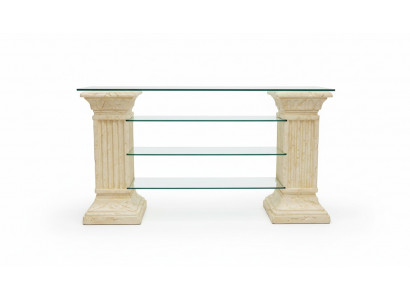 Design Vitrine Regal Glas Säule Schrank Vitrinen Regale Schrank Wohnzimmer 1849