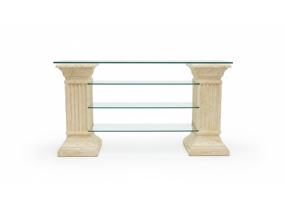 Design Vitrine Regal Glas Säule Schrank Vitrinen Regale Schrank Wohnzimmer 1849