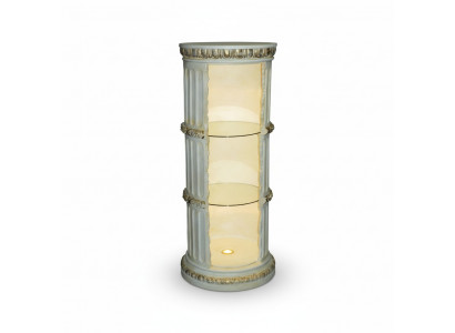 Vitrine Bar Regal Glas Amphore Vase Bodenfase Säule Schrank Vitrinen Regale 1858