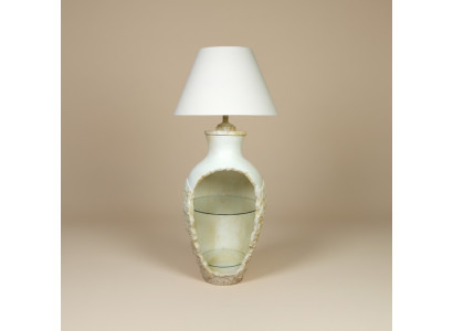 Design Stehleuchte Vase XXL 138cm Stand Lampe Lampen Regal Beleuchtet Vitrine