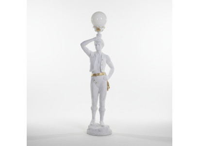 Lebensgroß Hindu Stand Leuchte Skulptur Stehleuchte Lampe Dekoration Figur 160cm