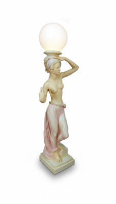 Antik Stil Figur Stehlampe Bauchtänzerin Stand Lampe Leuchte Lampen Skulptur Neu
