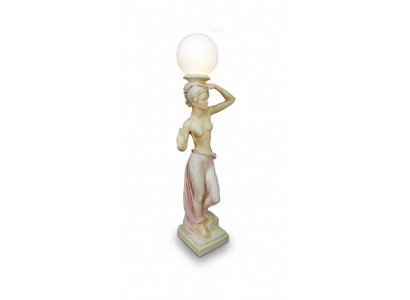 Antik Stil Figur Stehlampe Bauchtänzerin Stand Lampe Leuchte Lampen Skulptur Neu