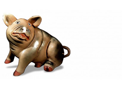 Süßes Schwein Poroschenko Fettes designer Schwein Schockolade Dreck Figur 51cm