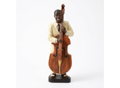 Design Kontrabaß Figur Statue Skulptur Figuren Skulpturen Dekoration 4021 Neu