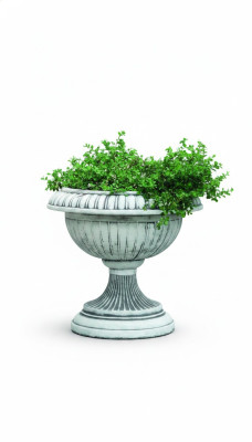 Blumenkübel Pflanz Kübel Dekoration Figur Blumentöpfe Garten Natur Vasen