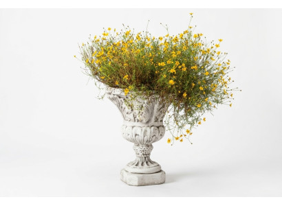 Blumenkübel Natur Pflanz Kübel Dekoration Figur Vasen Blumentöpfe Garten