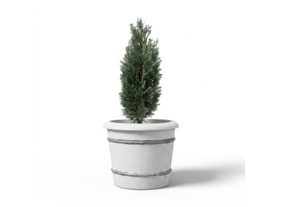 Blumenkübel Pflanz Kübel Dekoration Figur Vasen Natur Garten Blumentöpfe