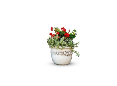 Blumenkübel Pflanz Kübel Dekoration Figur Natur Vasen Garten Blumentöpfe