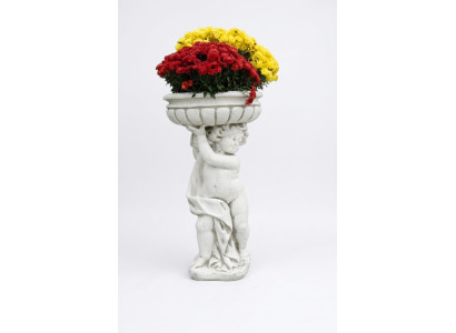 Blumenkübel Pflanz Kübel Dekoration Figur Natur Garten Blumentöpfe Vasen