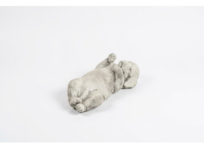 Garten Dekoration Hund Terrasse Stein Figuren Figur Dekorative Weiß Statue
