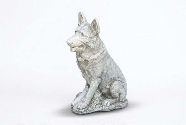 Garten Dekoration Deutscher Schäferhund Terrasse Stein Figuren Figur