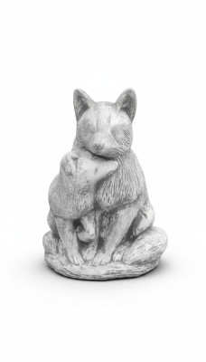 Garten Deko Katze Statue Skulptur Figuren Skulpturen Designer Figur