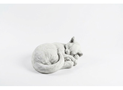 Garten Dekoration Katze Terrasse Stein Figuren Figur Deko Statue