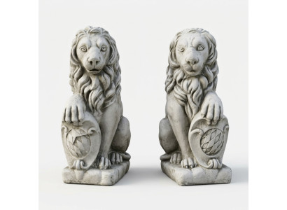 Löwe Gartenfigur Terrassen Garten Skulptur Dekorative Figuren Skulpturen