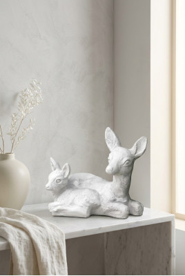 Garten Dekoration Bambi Terrasse Stein Figuren Figur Dekorative Statue
