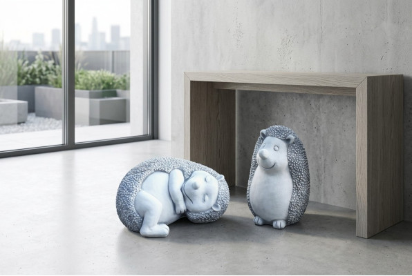 Garten Dekoration Igel Terrasse Stein Karikatur Figuren Figur Deko Statue