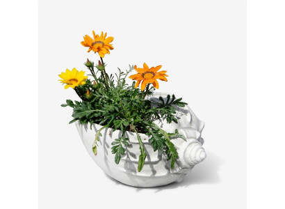 Design Blumentopf Top Planz Kübel Dekorative Gefäß Töpfe Figur Gesicht