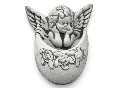 Wandrelief Steinplatte Bild Azteken Engel Antil Relief Steinguss Wand