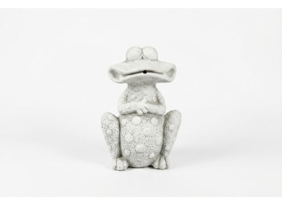 Garten Dekoration Frosch Terrasse Stein Figur Figuren Statue Dekorative