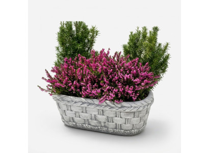 Blumenkübel Pflanz Natur Kübel Dekoration Garten Vasen Blumentöpfe Figur
