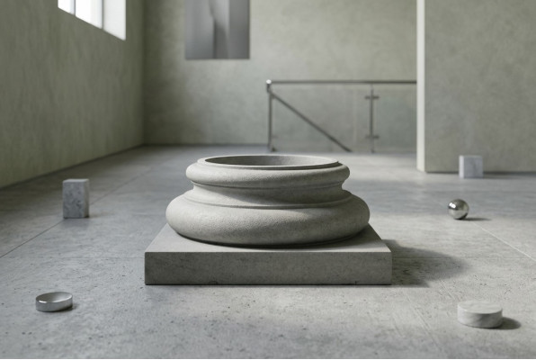 Dekoration Säule Säulen Stein Antik Stil Rom Ständer Sockel Säulenfüß Neu Sofort
