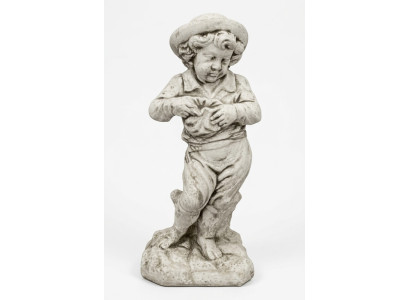 Junge 69cm Figur Statue Figuren Skulptur Statuen Garten Dekoration