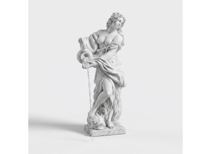Gartenfigur "Frau Fontaine"140cm Teichfigur Menschen Steinguss