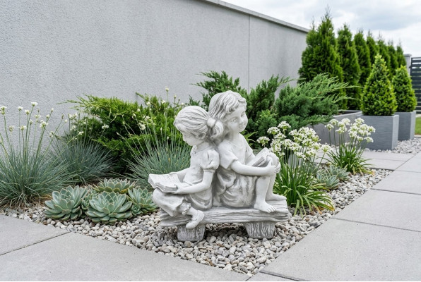 41cm Deko Skulptur Design Figur Statue Garten Figuren Statuen