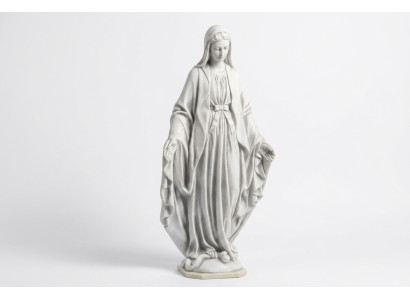 Mutter Jesus Maria Statue Grab Skulptur Heilige Figur Garten Deko 100cm