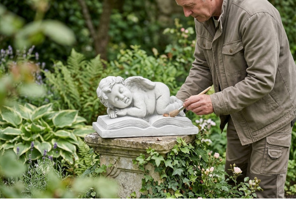 Grabengel Engel Schutzengel Figur Statue Grabschmuck Deko