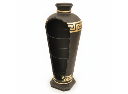 Design Beleuchtung Vase Hausbar Flaschenregal Cocktailbar Dekobar Vitrinbar 6973