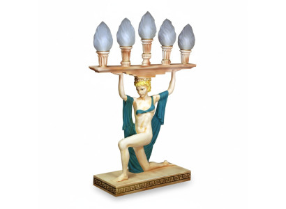 Design Griechische Tischlampe Lampe Leuchte Lampen Dekolampe Beleuchtung 6925