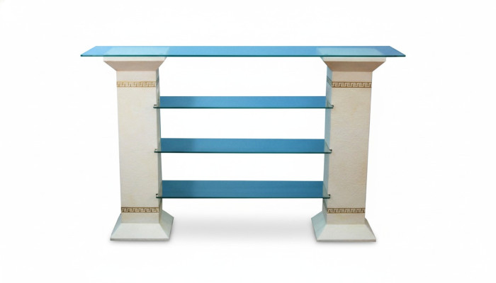 Design Vitrine Regal Glas Säule Schrank Vitrinen Regale Schrank Wohnzimmer 1865