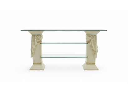 Design Vitrine Regal Glas Säule Schrank Vitrinen Regale Schrank Wohnzimmer 1856