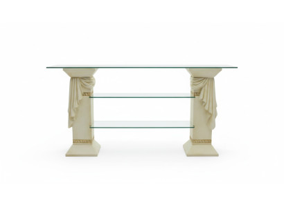 Design Vitrine Regal Glas Säule Schrank Vitrinen Regale Schrank Wohnzimmer 1856